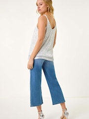 Roman Embellished Sequin Cami Top - Imagen 4 de 5