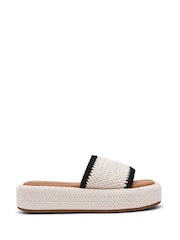 Steve Madden Natural Beachyw Platform Sandals - Image 1 of 6