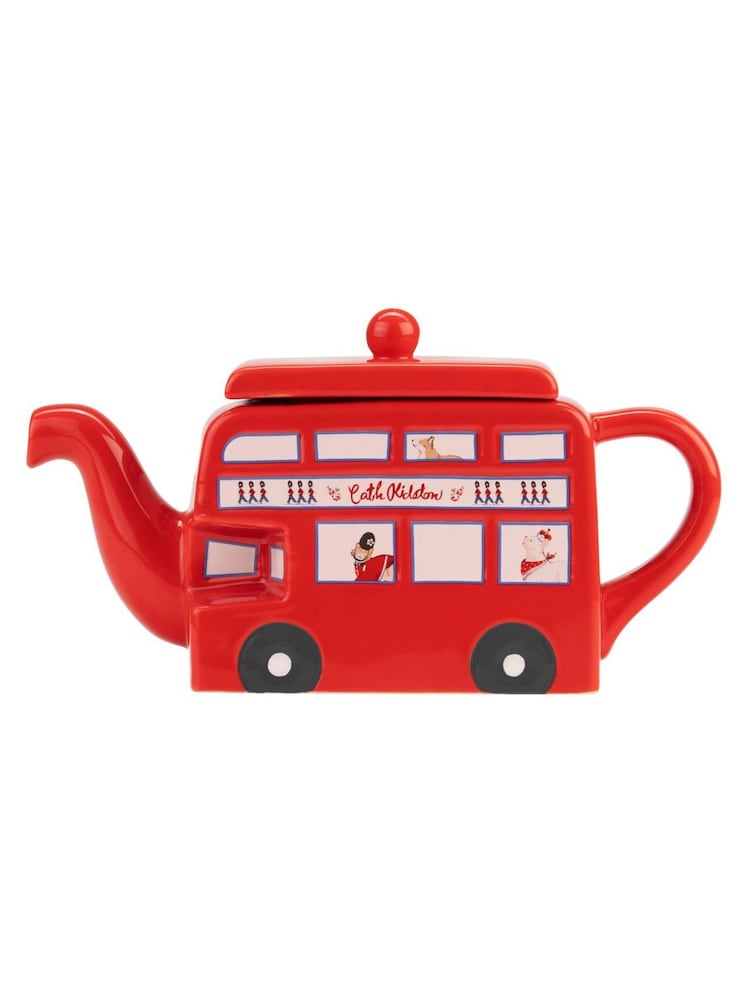 Cath Kidston Red London Town Bus Teapot - Image 1 of 5