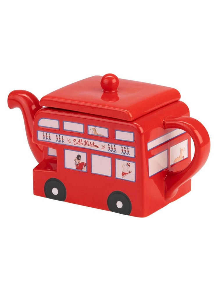 Cath Kidston Red London Town Bus Teapot - Image 2 of 5