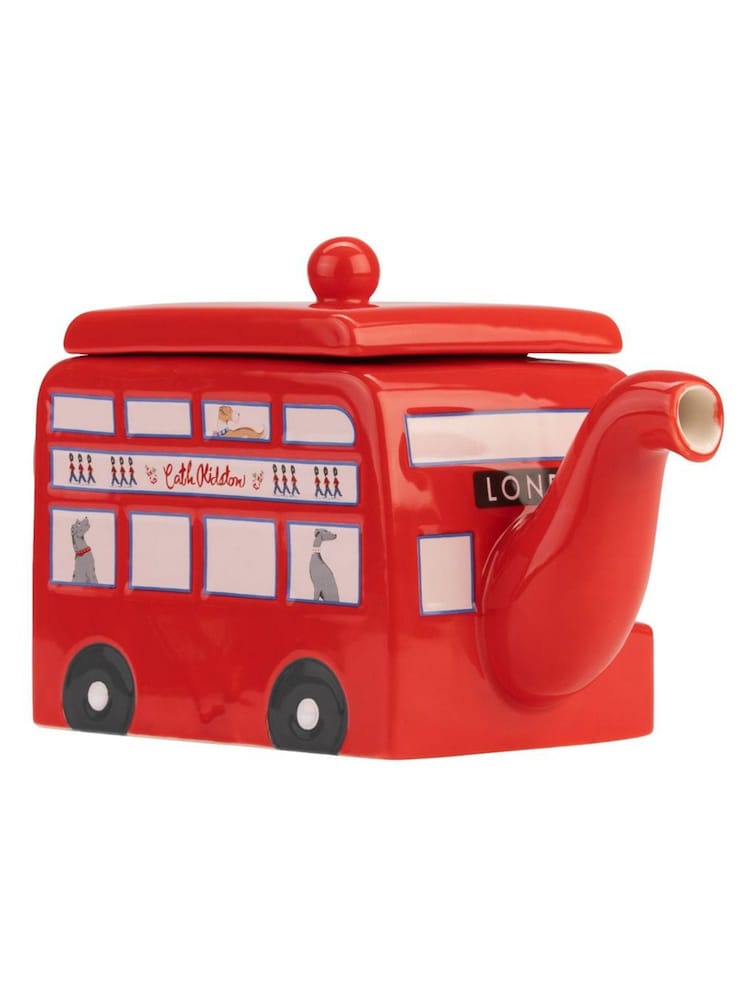 Cath Kidston Red London Town Bus Teapot - Image 5 of 5