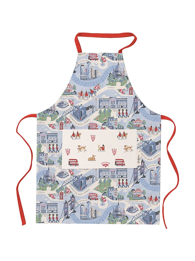 Cath Kidston Blue London Town Apron - Image 1 of 1 Cath Kidston Blue London Town Apron - Image 1 of 1