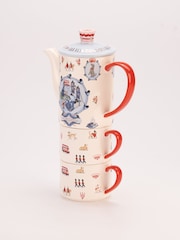 Cath Kidston White London Town Tea For 2 - Image 5 of 7