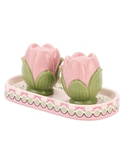 Cath Kidston Pink Spitalfields Silk Salt & Pepper Shaker Set - Image 4 of 4