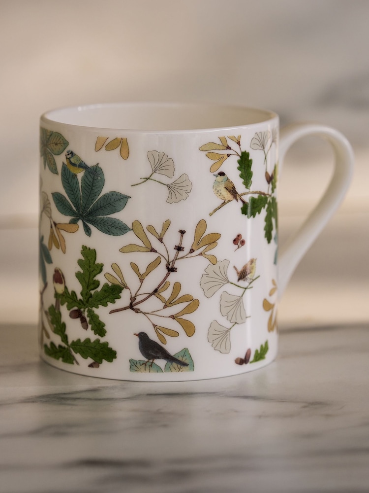 Sophie Allport White Orchard Birds Mug - Image 2 of 3 Sophie Allport White Orchard Birds Mug - Image 2 of 3