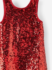 Cotton On Red Sabrina Sleeveless Dress Up Dress - Image 6 of 6