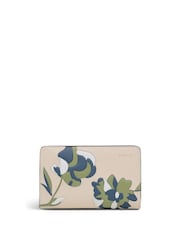 Radley White Floral Medium Purse - Image 1 of 3