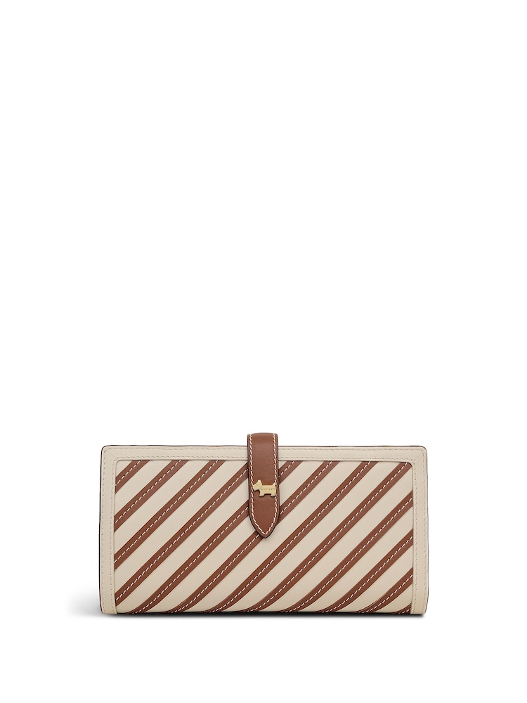 Radley White Willis Street Stripe Wallet - Image 1 of 4 Radley White Willis Street Stripe Wallet - Image 1 of 4