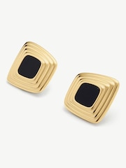 D.Louise Gold Tone Waterproof Tapered Statement Studs - Image 1 of 4