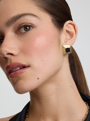 D.Louise Gold Tone Waterproof Tapered Statement Studs - Image 3 of 4