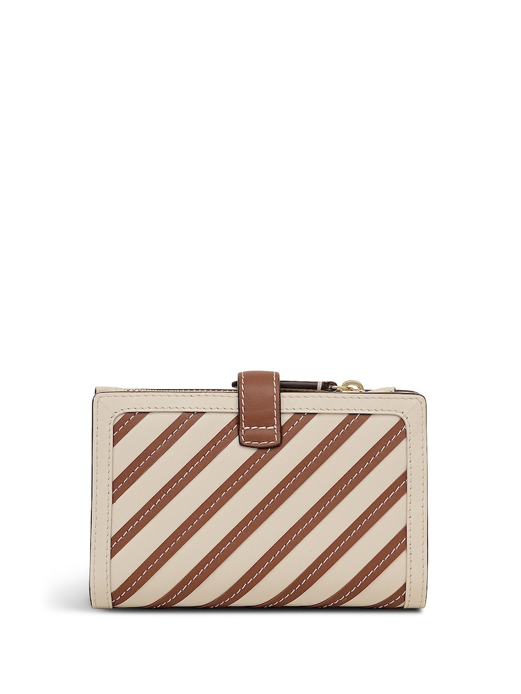 Radley White Willis Street Stripe Medium Purse - Image 4 of 4 Radley White Willis Street Stripe Medium Purse - Image 4 of 4