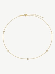 D. Louise Multi Stone Chain Necklace - Bild 1 von 2