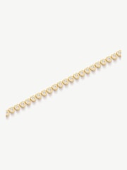 D.Louise Gold Tone Heart Bezel Tennis Bracelet - Image 2 of 2