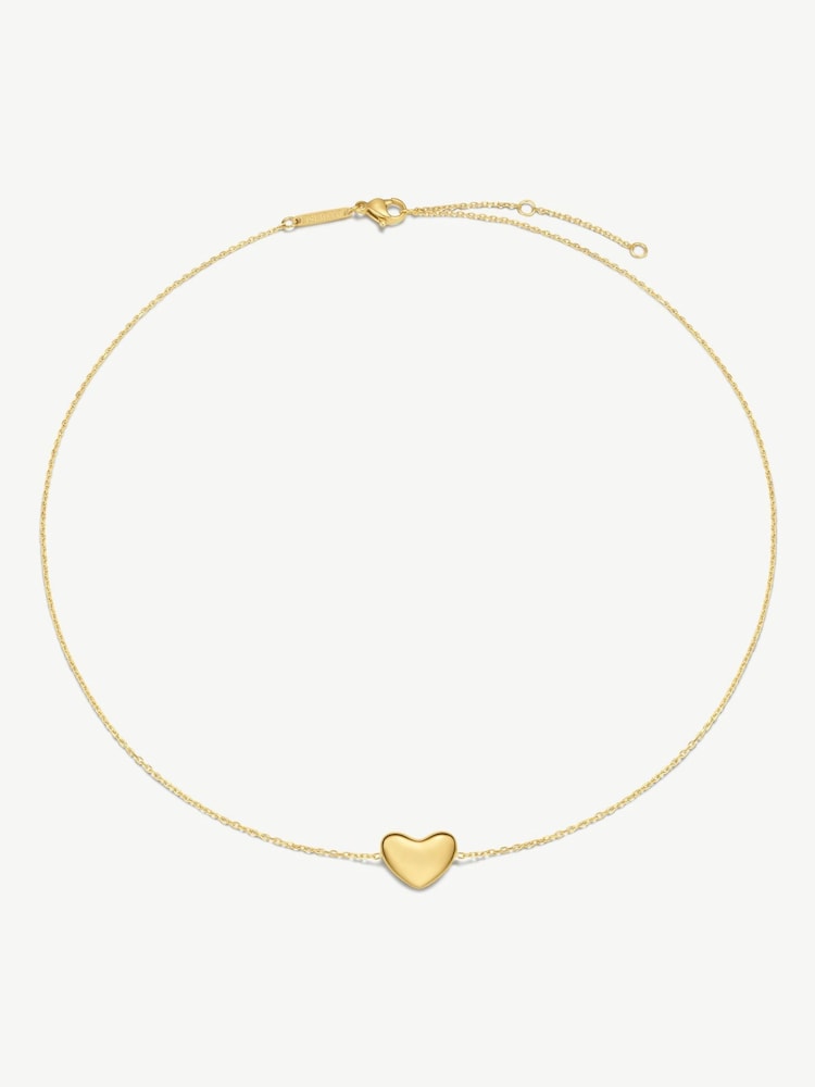 D.Louise Gold Tone Bubble Heart Single Necklace - Image 1 of 2