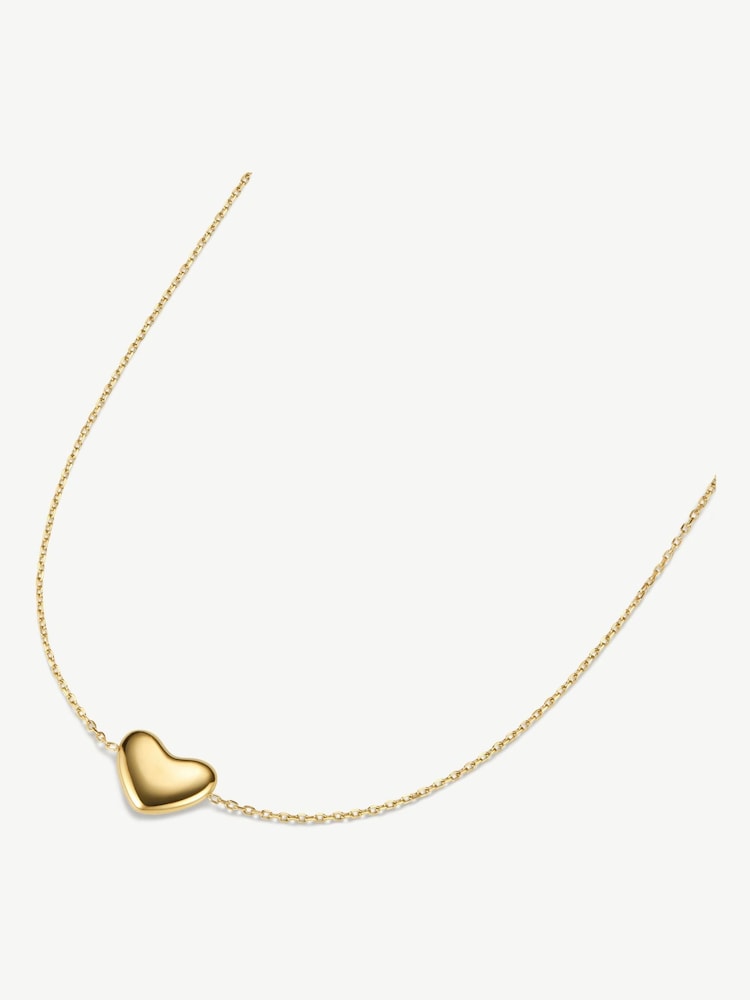 D.Louise Gold Tone Bubble Heart Single Necklace - Image 2 of 2