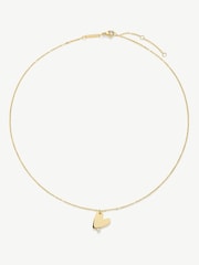 D.Louise Gold Tone Heart with Stones Necklace - Image 3 of 4