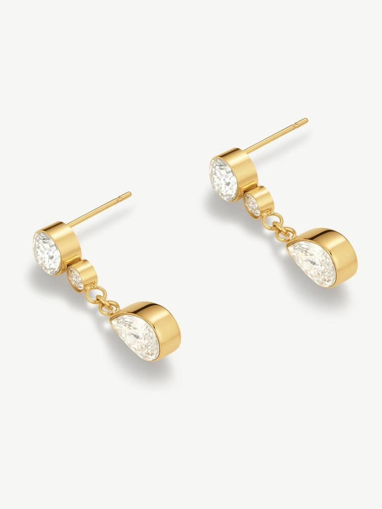 D.Louise Tropfen-Ohrringe mit Stone - Bild 3 von 3