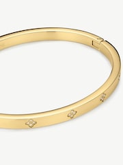 D.Louise Gold Tone Clover Bangle - Image 2 of 2