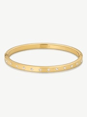 D.Louise Gold Tone Eternity Slim Bangle - Image 3 of 3