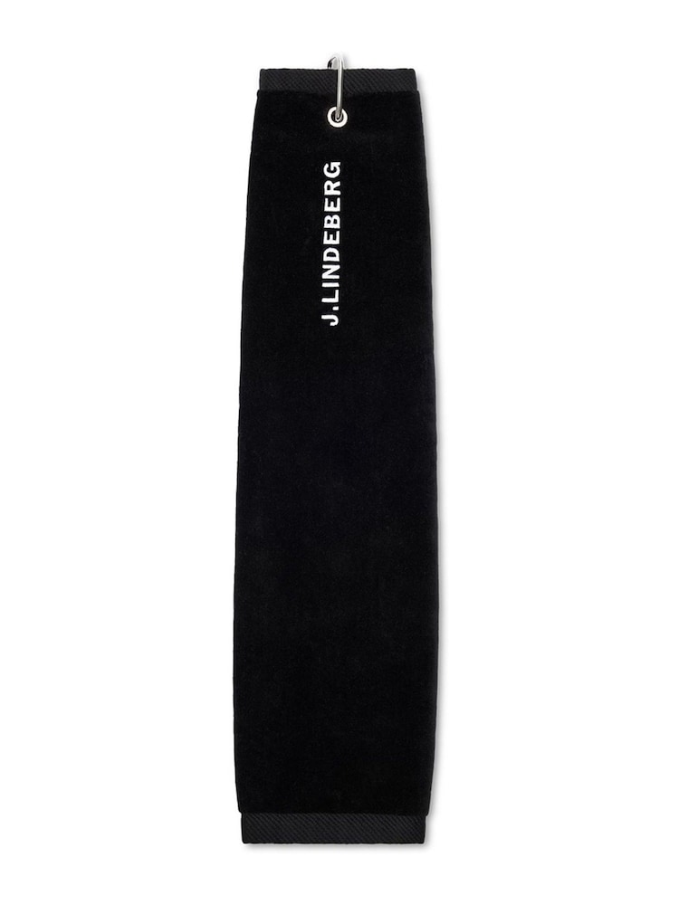 J.Lindeberg Black Drohen Towel - Image 1 of 2 J.Lindeberg Black Drohen Towel - Image 1 of 2