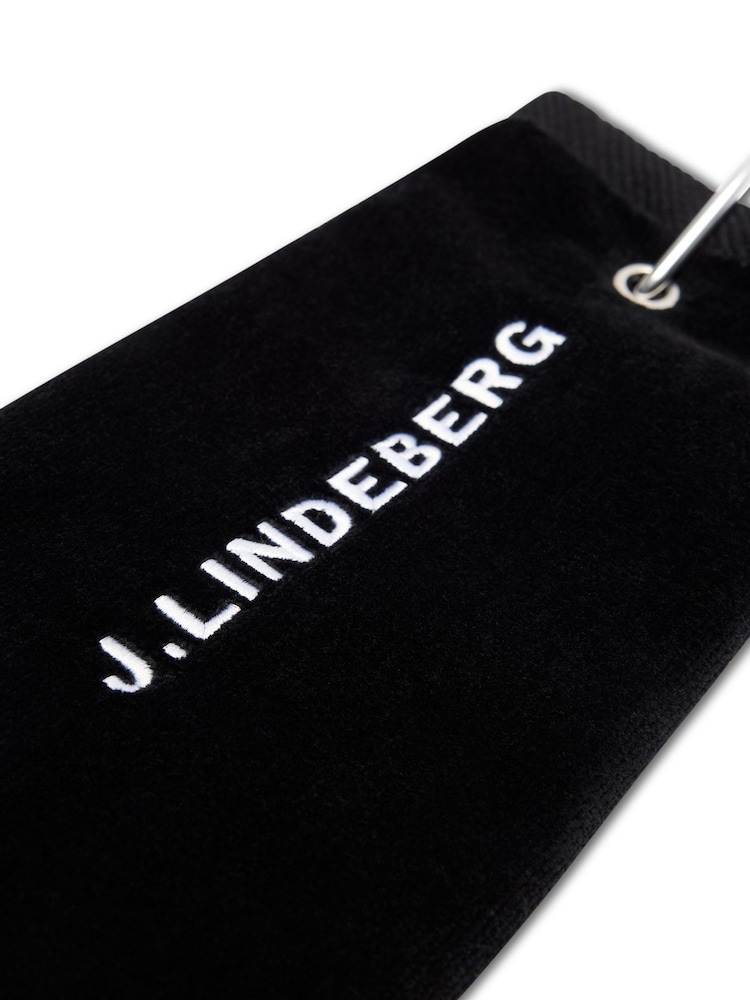 J.Lindeberg Black Drohen Towel - Image 2 of 2 J.Lindeberg Black Drohen Towel - Image 2 of 2
