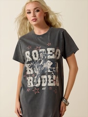 Ariat Grey Sport Wide Square Toe Western Boot - Image 4 of 4