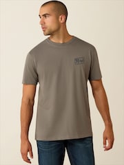 Ariat Grey Patriot Short Sleeve T-Shirt - Image 2 of 5