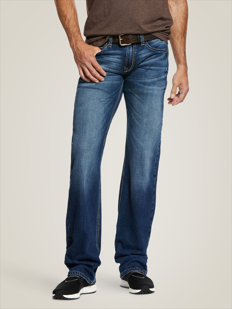 Ariat Blue M7 Nassau Stackable Straight Jean - Image 1 of 6
