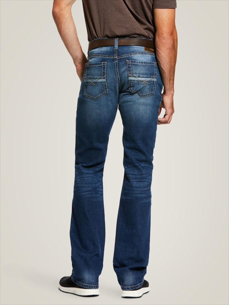 Ariat Blue M7 Nassau Stackable Straight Jean - Image 2 of 6