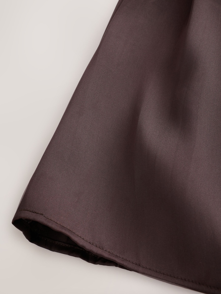 Chocolate Brown Channel Detail Cami Top - Image 9 of 9 Chocolate Brown Channel Detail Cami Top - Image 9 of 9