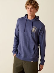 Ariat Blue Lightweight Retro Hoodie - Image 1 of 5