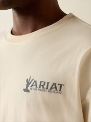 Ariat Brown The Wicked Boxy Short Sleeve T-Shirt - Image 4 of 5