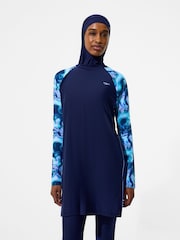 Speedo Blue Print Modesty Swim Set 3 Piece - Image 4 of 5