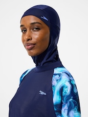 Speedo Blue Print Modesty Swim Set 3 Piece - Image 5 of 5