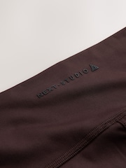 Chocolate Brown Supersoft Dry Tech Flared Yoga Sports Leggings - Image 3 of 3