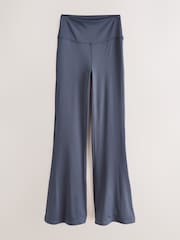 炭灰色 - Supersoft Dry Tech Kick Flare Yoga Sports Leggings - 圖片 1，共 3