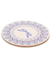 Cath Kidston Set of 4 White Spitalfieids Silk CB Coasters - Image 7 of 8