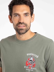 Weird Fish Grey Motorcod Artist Tee - Image 4 of 6