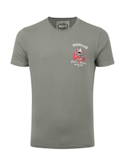 Weird Fish Grey Motorcod Artist Tee - Image 5 of 6