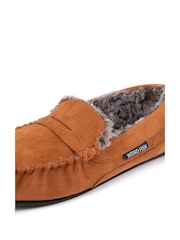 Weird Fish Brown Hector Micro Suede Moccasin - Image 4 of 4