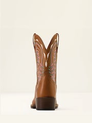 Ariat Brown Salina Narrow Cutter Toe Western Boot - Image 3 of 4