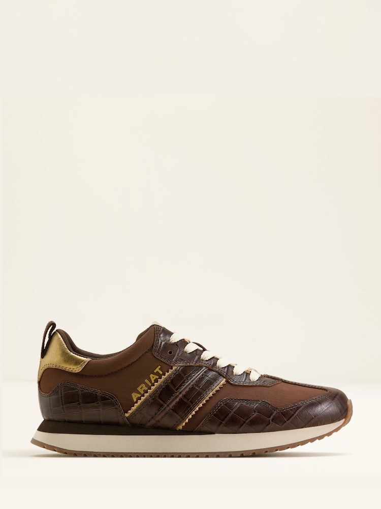 Ariat Brown Ranch Runner Trainer - Image 1 of 4