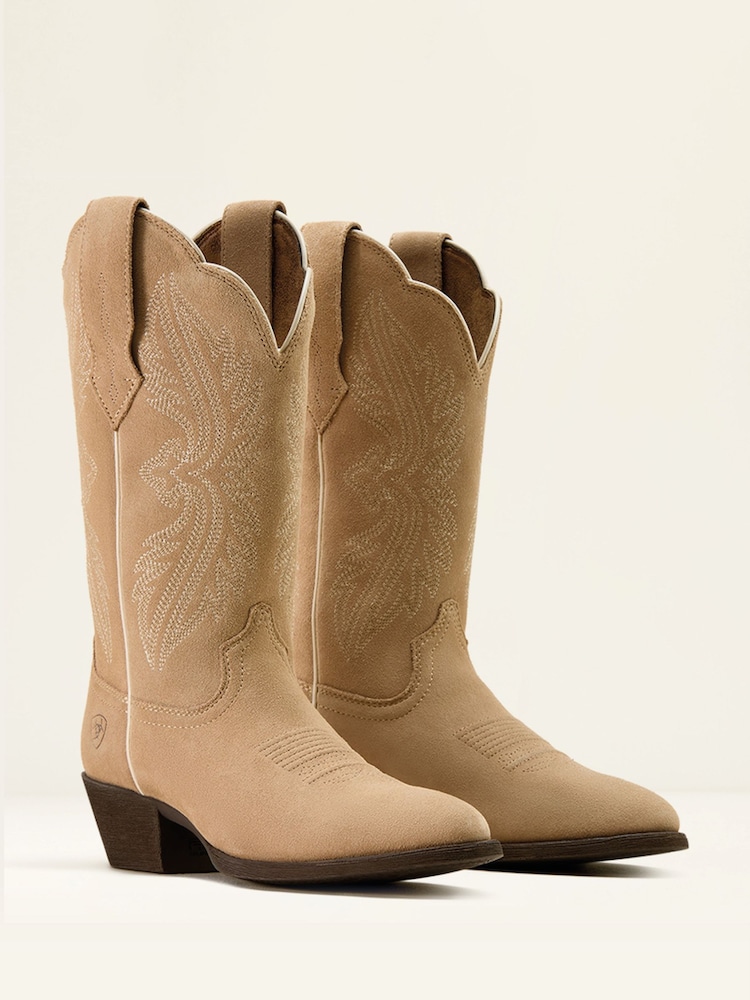 Ariat Brown Heritage R Toe Stretchfit Western Boot - Image 4 of 4
