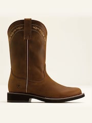 Ariat Brown Kearney Round Toe Western Boot - Image 1 of 4