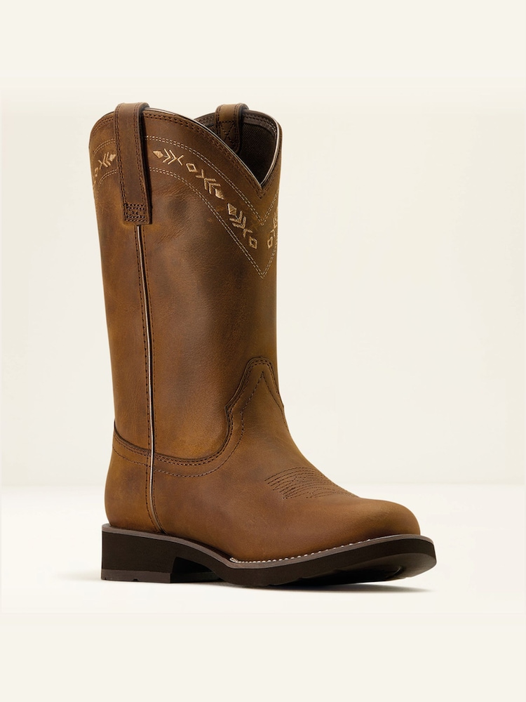Ariat Brown Kearney Round Toe Western Boot - Image 2 of 4