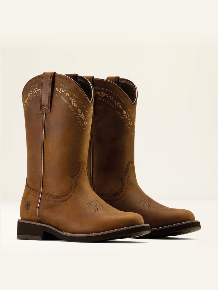 Ariat Brown Kearney Round Toe Western Boot - Image 4 of 4