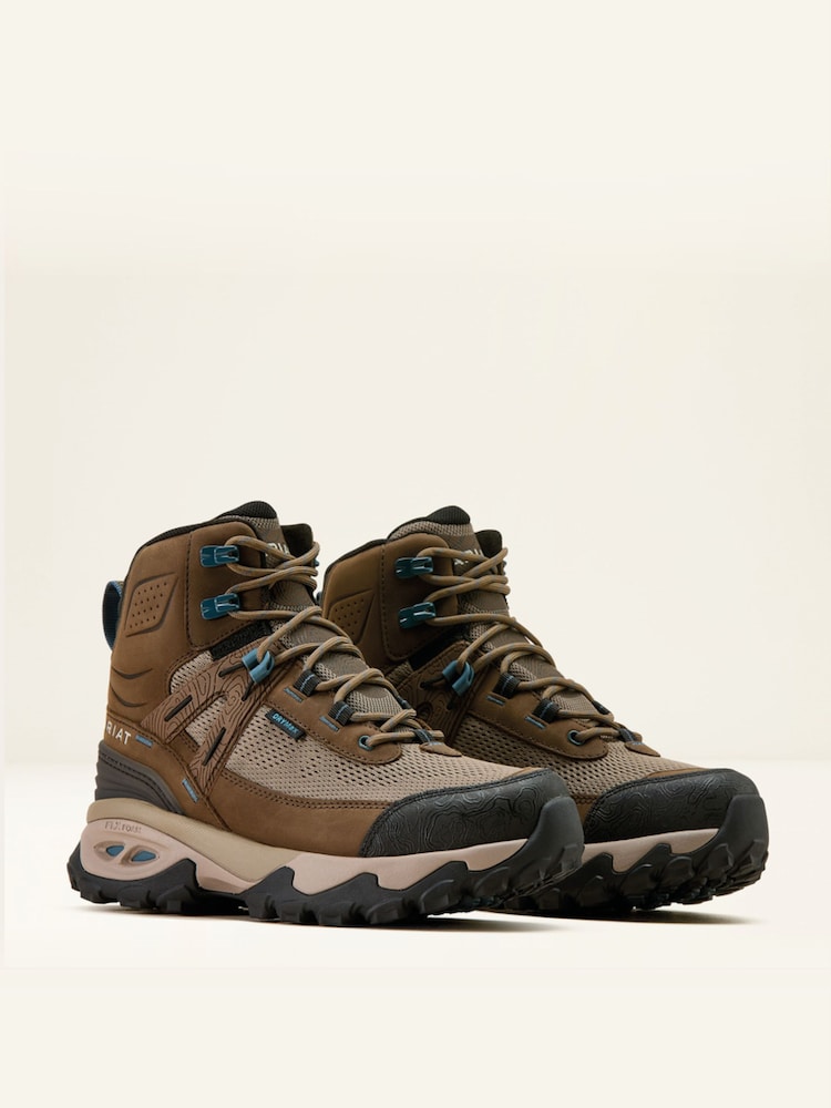 Ariat Brown Traverse Mid H2O Hiking Boot - Image 4 of 4