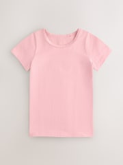 Pink - Mga Short Sleeve Vest 2 Pack (1.5-12yrs) - Larawan 3 ng 6