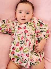 Pink / White Cath Kidston Baby Woven Romper - Image 3 of 6