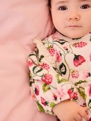 Pink / White Cath Kidston Baby Woven Romper - Image 5 of 6